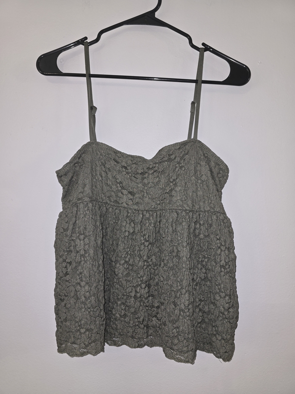 Faded Rose Lace Babydoll Cami